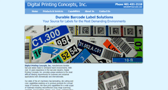 Desktop Screenshot of dpcbarcode.com