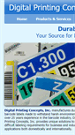 Mobile Screenshot of dpcbarcode.com